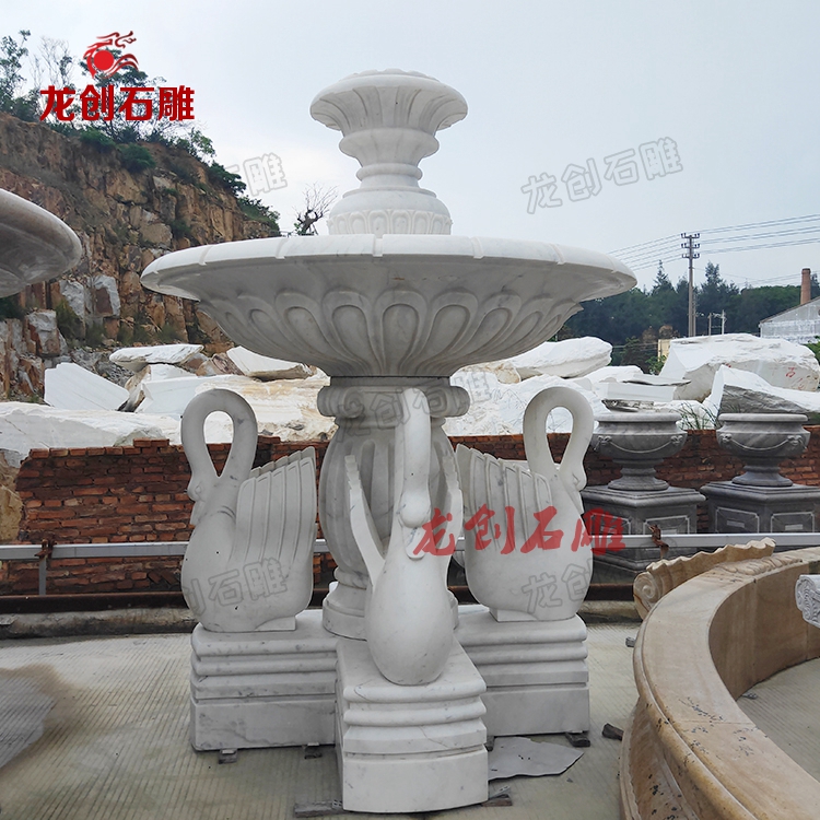 石材雕塑喷泉效果图,不锈钢景观水钵喷泉制作