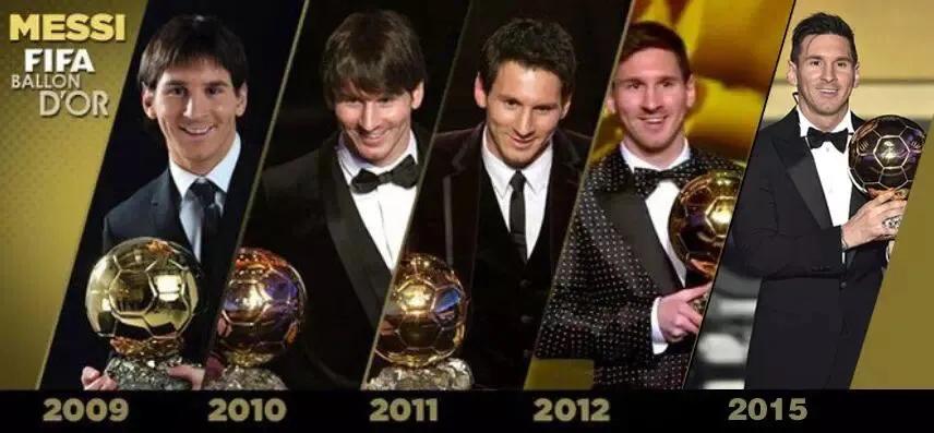 金球奖与世界足球先生,历年金球奖和世界足球先生