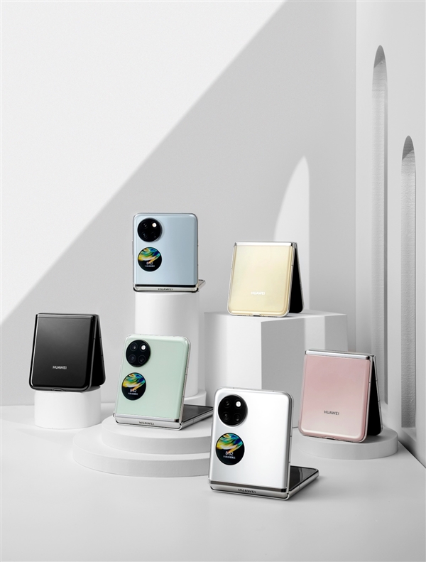 华为折叠屏手机pockets后摄自拍,华为折叠手机pockets绿屏幕