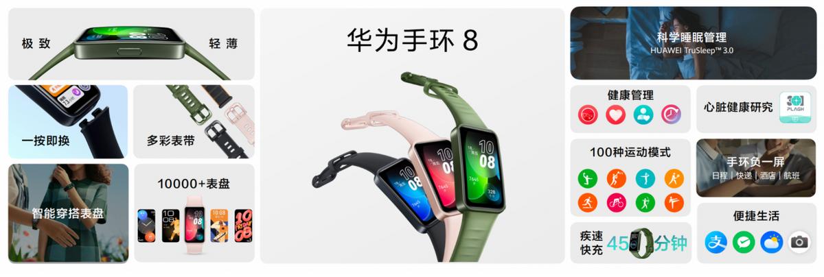 华为手环8发布日期已确定,华为手环8普通版介绍