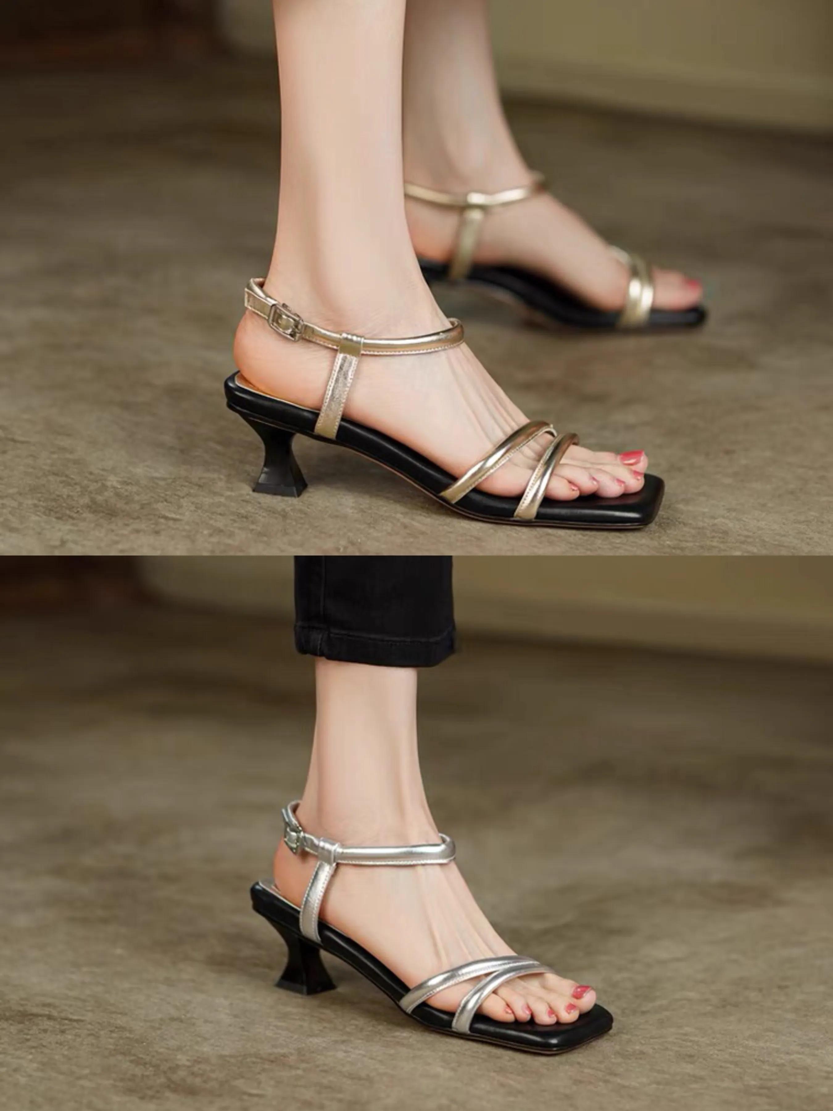 金色银色闪光的鞋子,金色鞋子和银色哪个好看