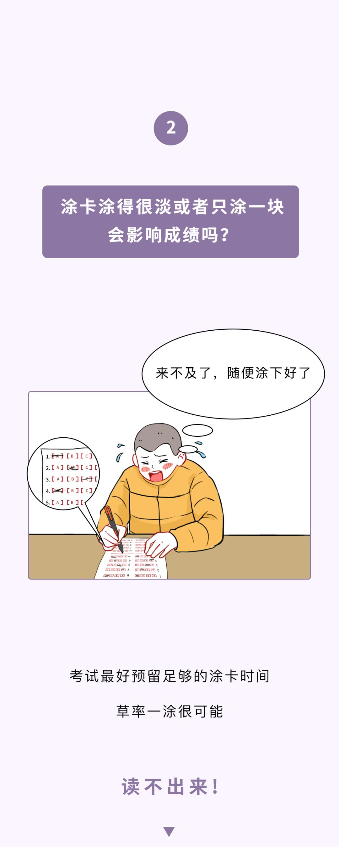 答题卡涂得不好有分吗,答题卡涂的深浅不一有影响吗