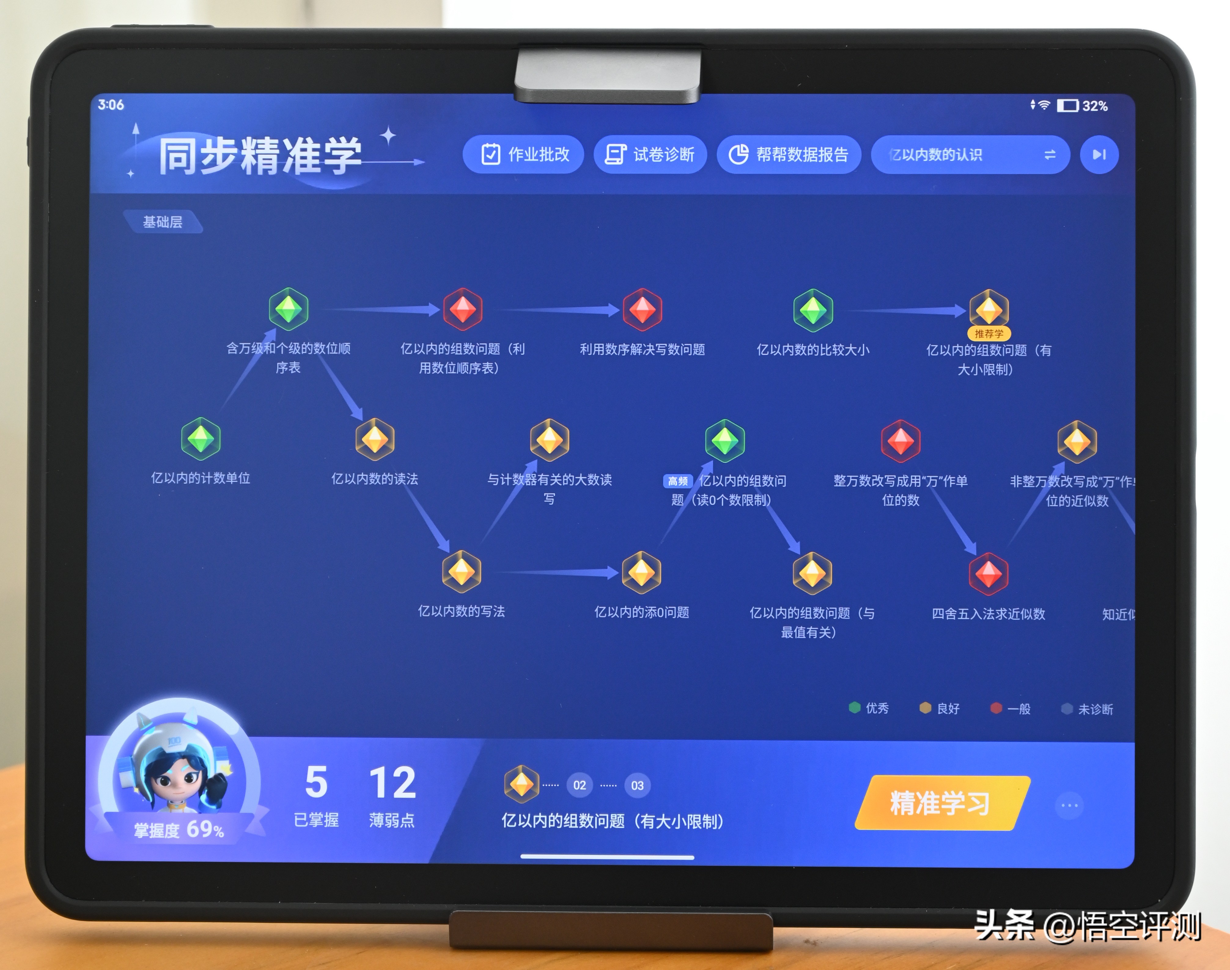 给孩子请个私人家教：精准分析孩子学习薄弱点，作业帮学习机评测
