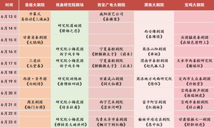 中国第九届秦腔艺术节节目安排表,第九届中国秦腔艺术节精彩看过来