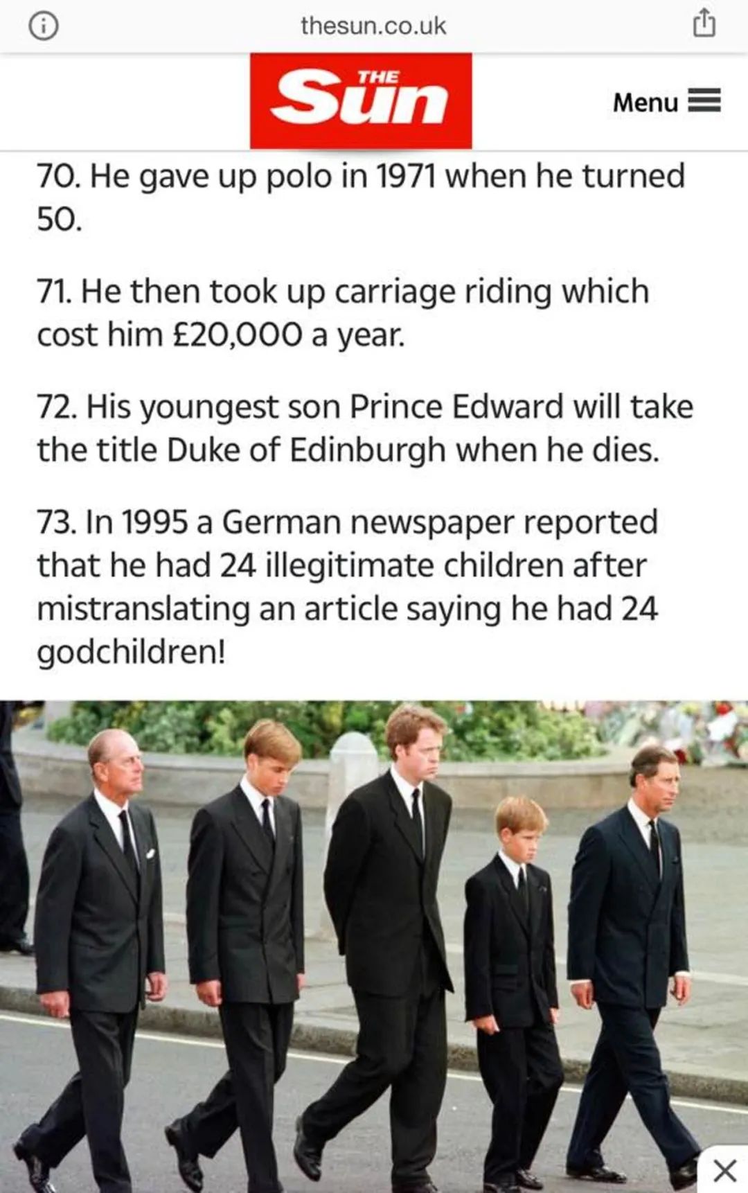 结婚74年30个*妇情**，女王背后的男人连老婆堂妹都不放过