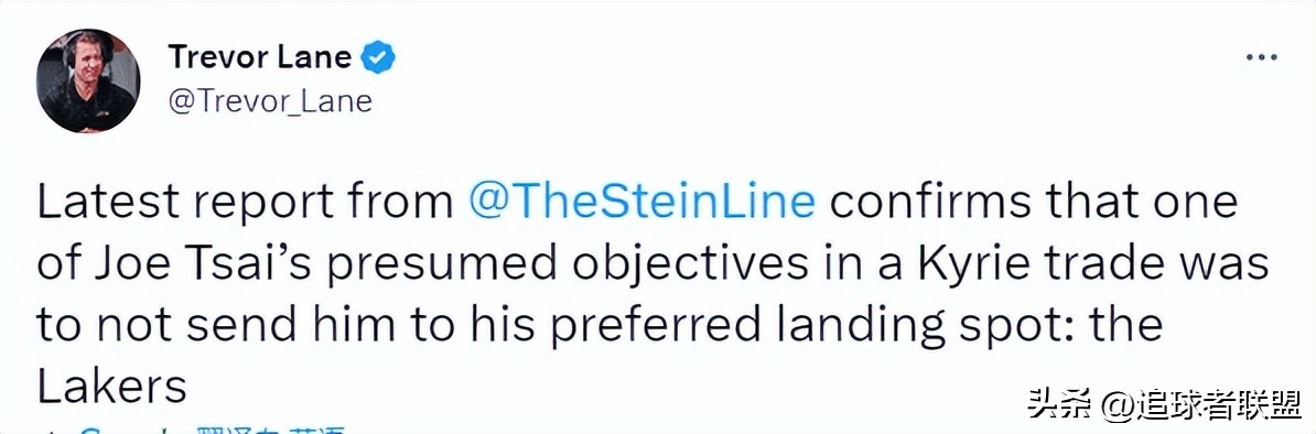 篮网交易欧文更多内幕：蔡老板拒绝送他到湖人湖人太阳均遭拒绝