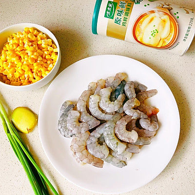 清炒玉米虾仁家常做法,清炒速冻玉米粒