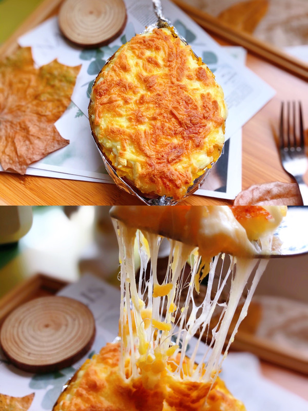 推荐芝士焗红薯,孩子们爱吃的芝士焗红薯