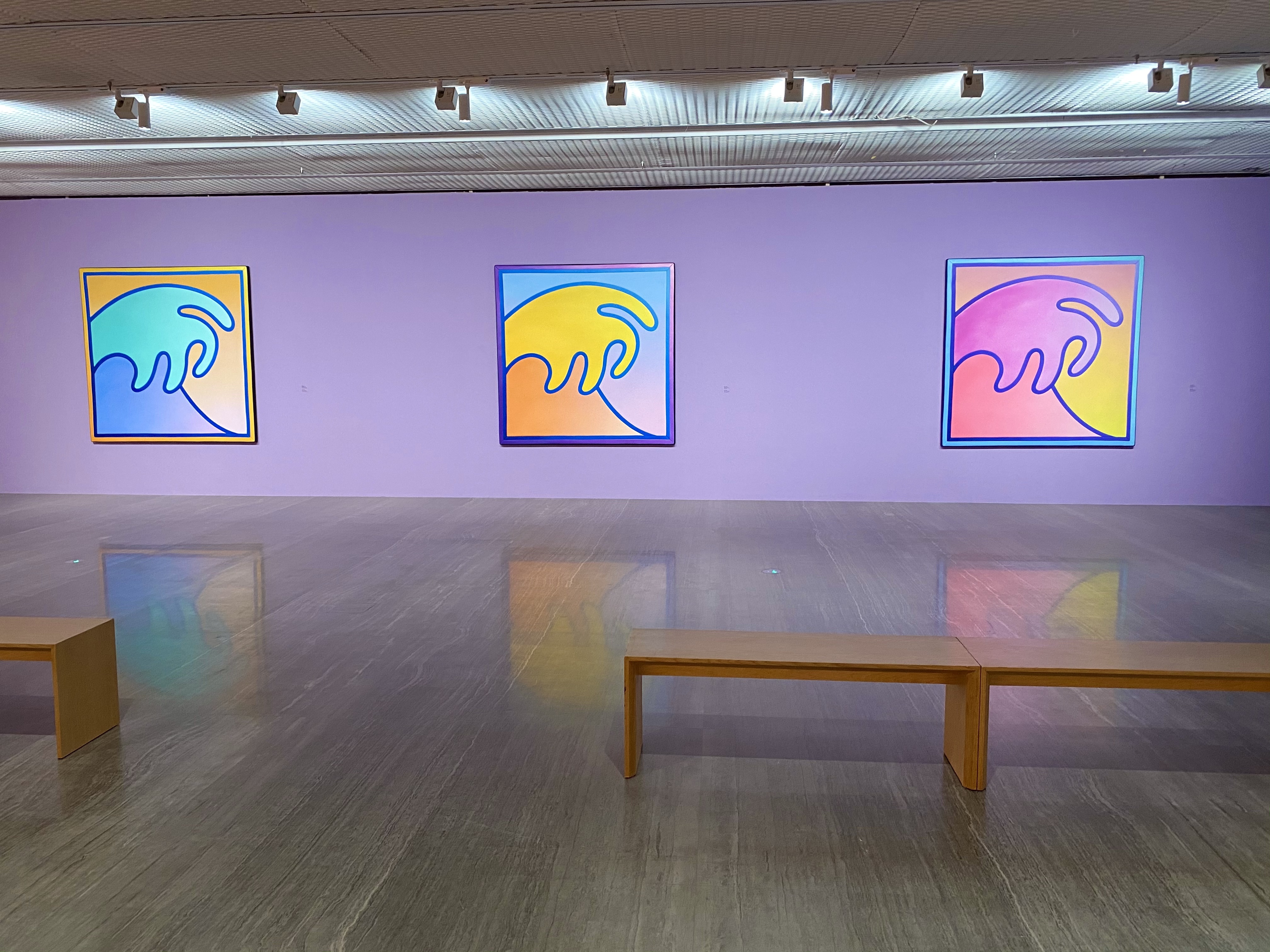 美国加州艺术展,加州三角梅和变色龙