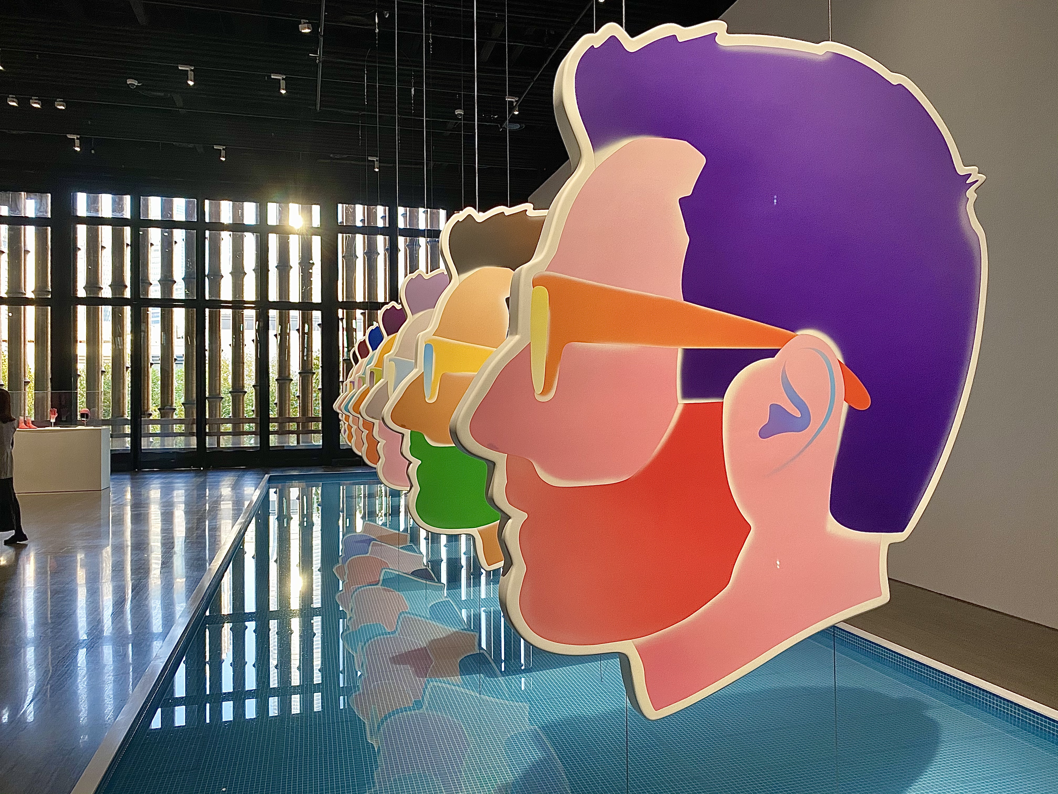 美国加州艺术展,加州三角梅和变色龙