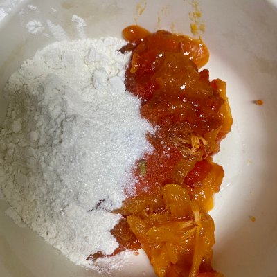 农家柿子饼软糯香甜,农家野生柿子饼