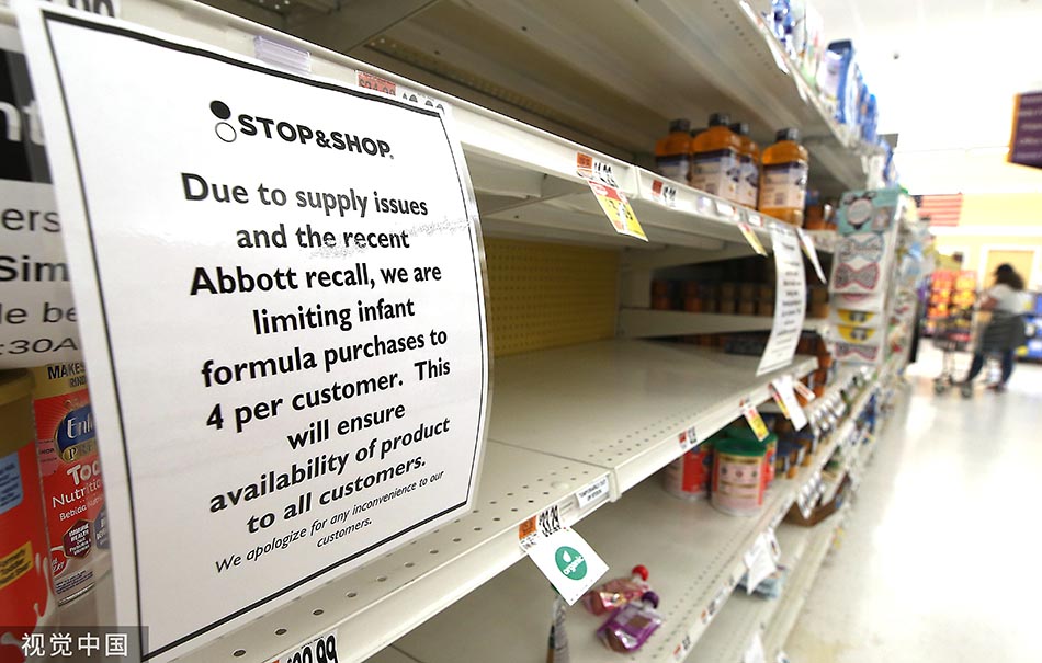 美国奶粉短缺问题愈演愈烈,美国奶粉出现抢购