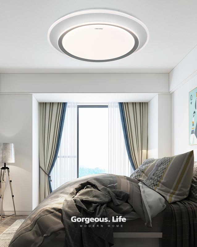 三雄极光2022新品月辰吸顶灯，简洁淡雅大气之选