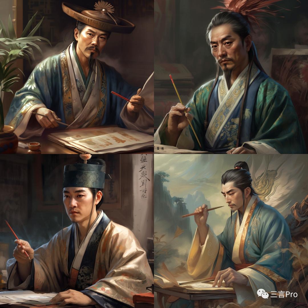 效果惊人！我们用Midjourney生成了四大名著里的23个经典人物画像