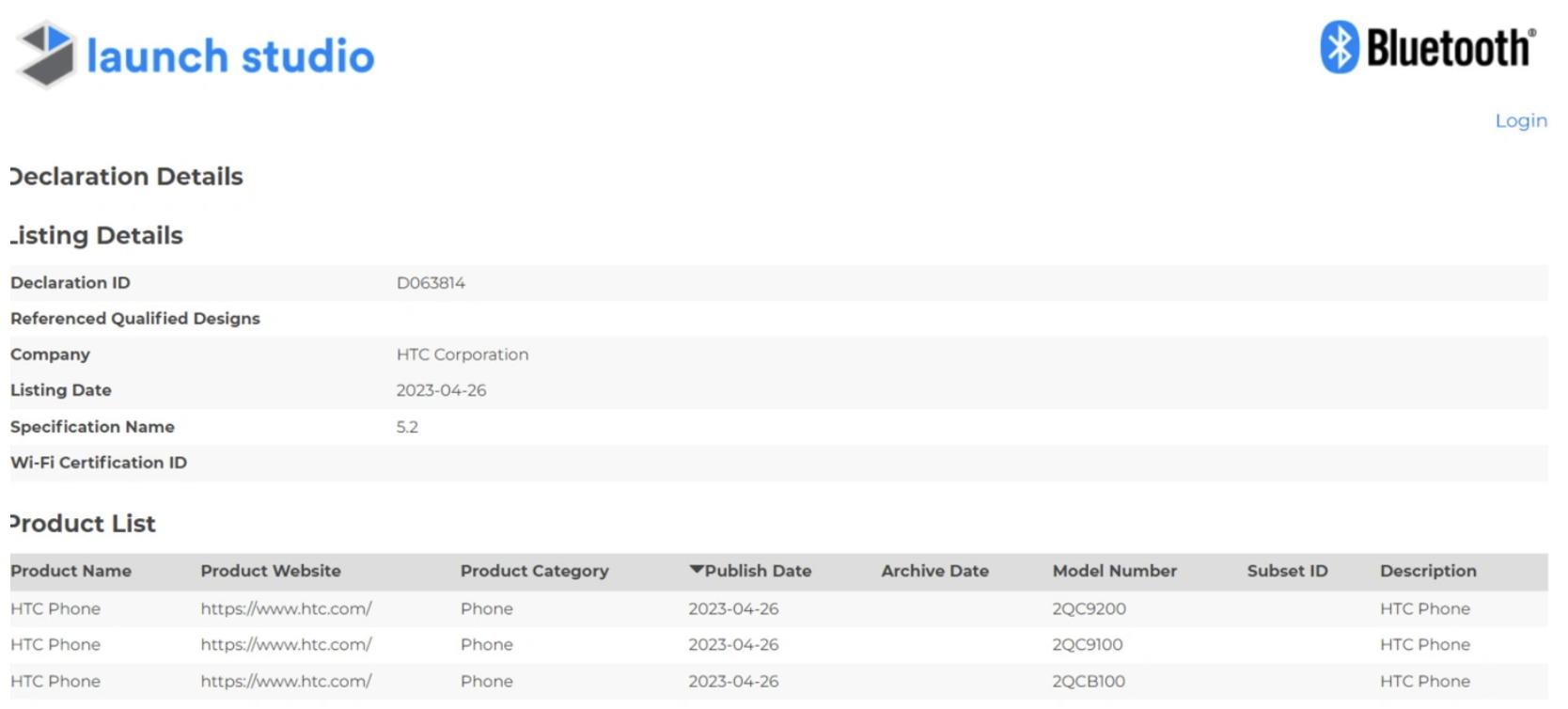 【晚报】HTC新机现身蓝牙SIG认证网站/比亚迪驱逐舰05冠军版上市