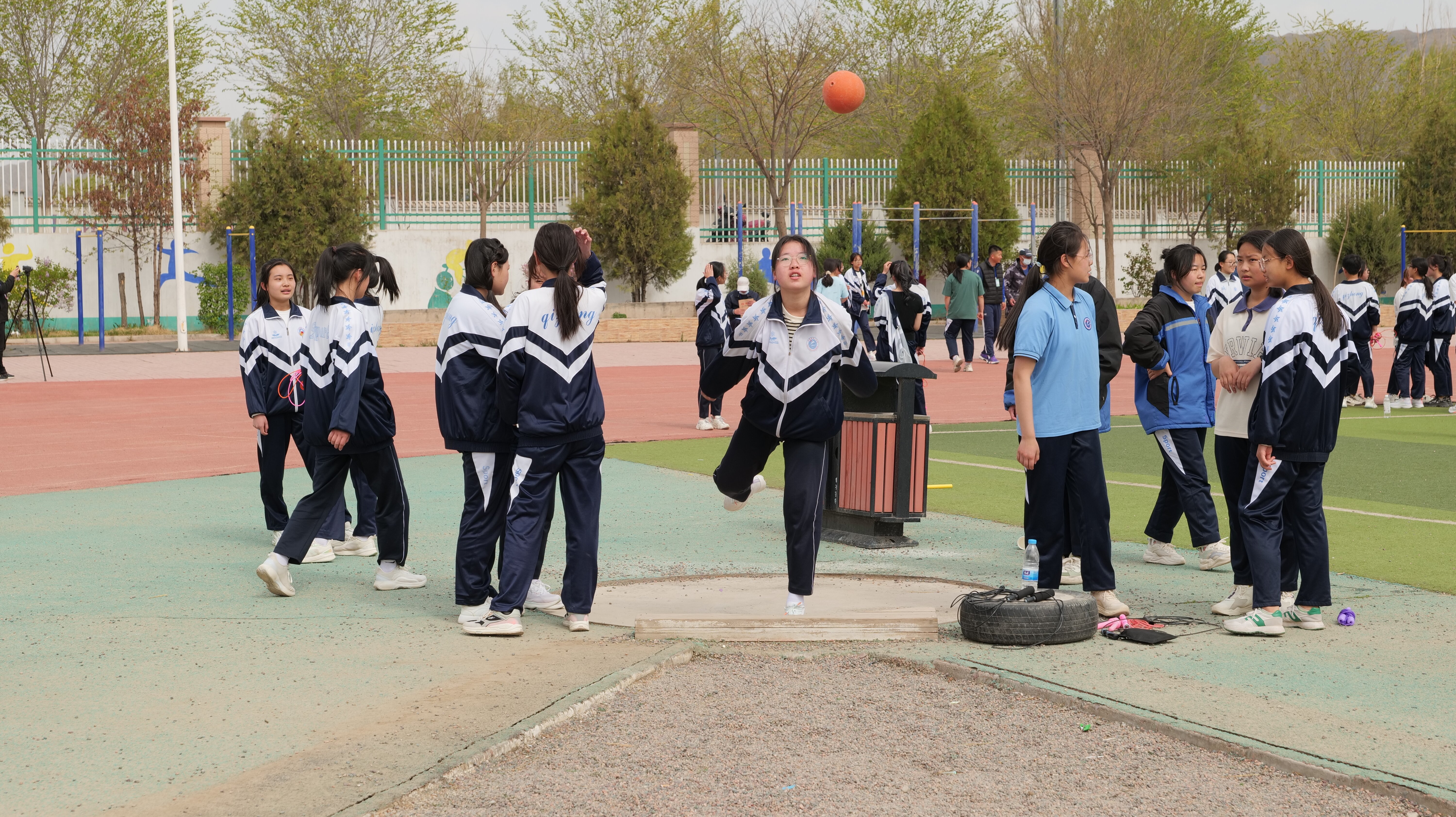 襄城2022年中招体育考试,永昌初中学生体育考试