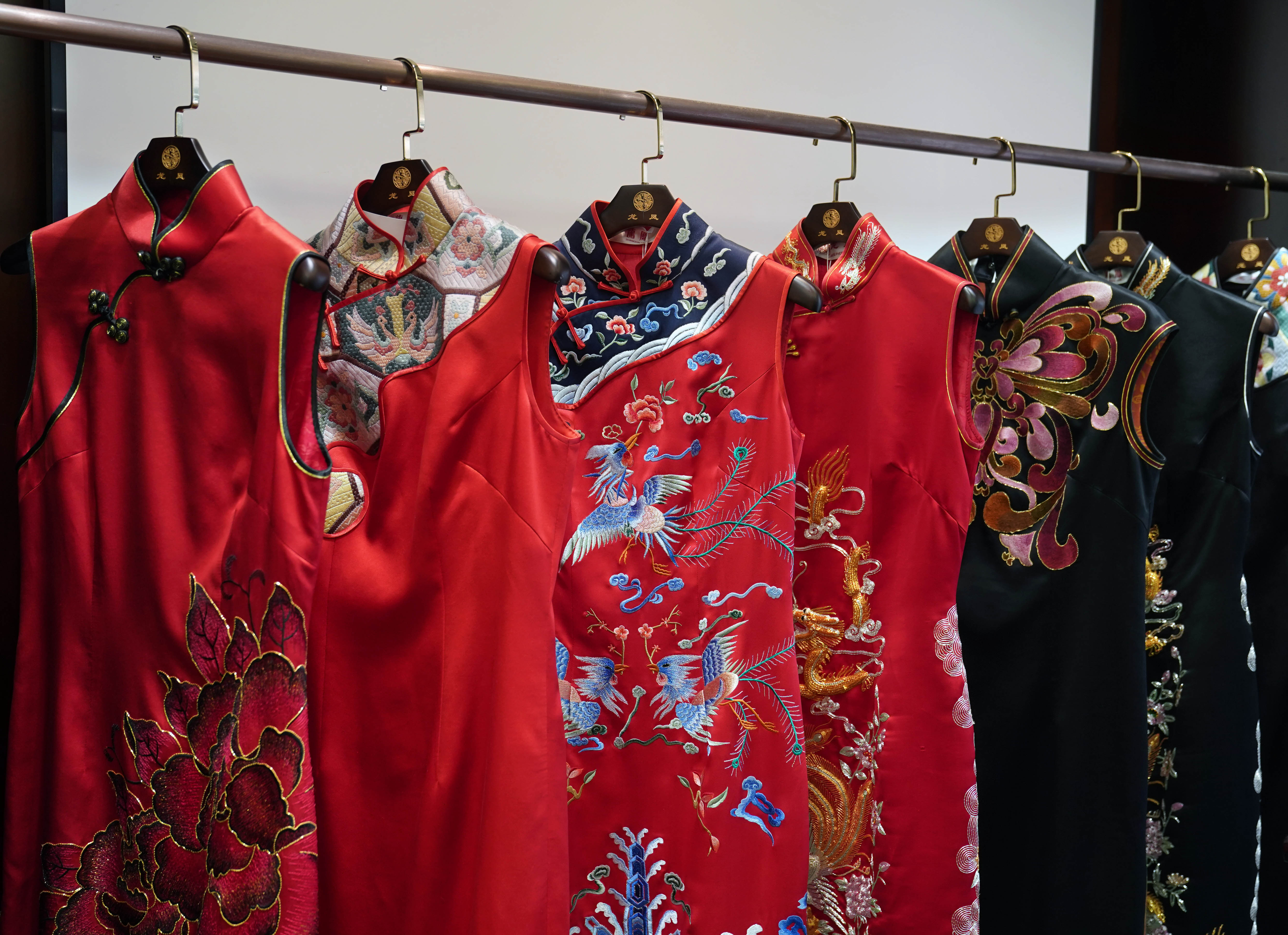 旗袍文化传承图片,中国旗袍非遗传承图片