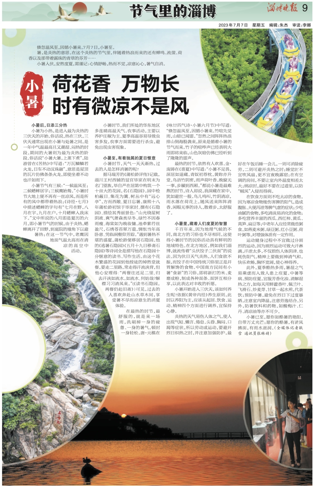 节气里的淄博︱小暑:荷花香万物长时有微凉不是风