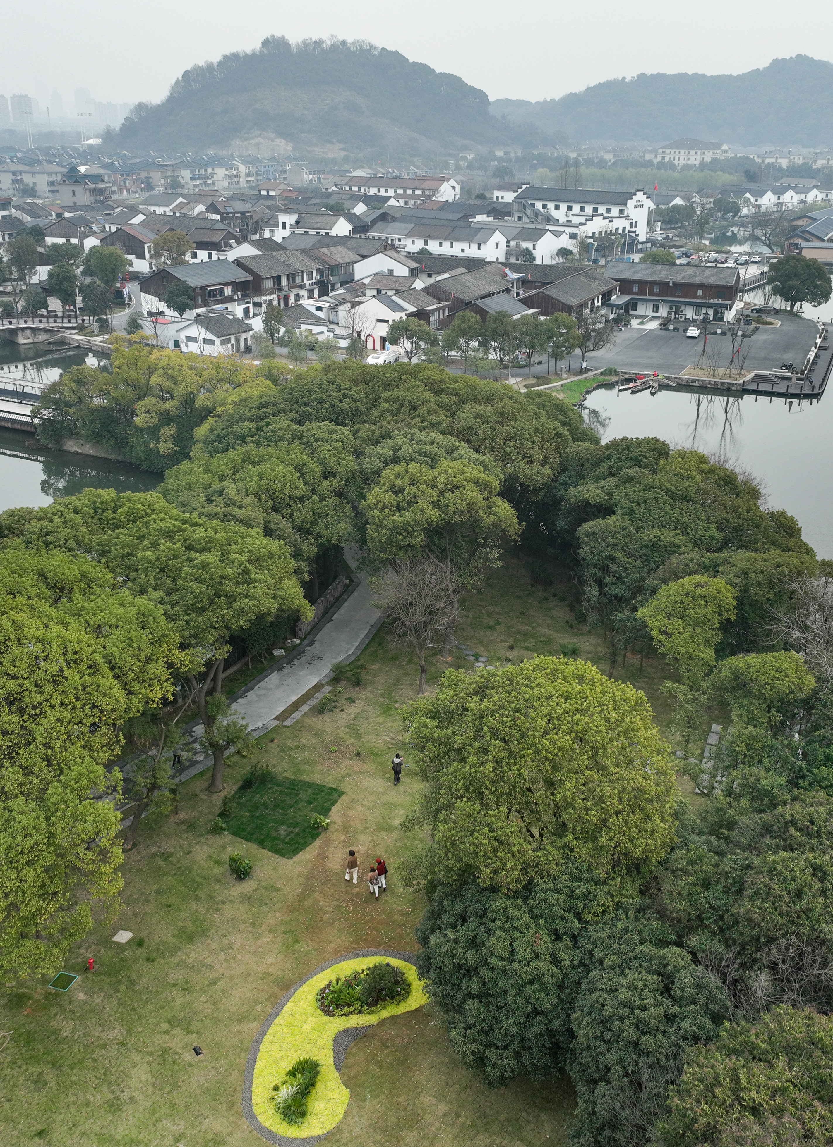绍兴诸暨小镇街景实拍,绍兴城中村改造鉴湖村